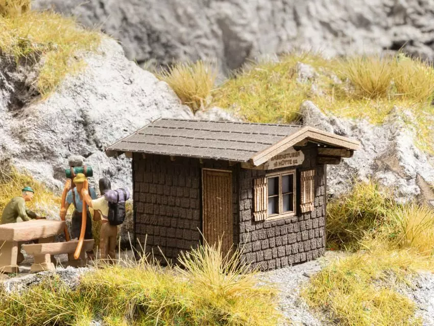 Noch 14338 - Schutzhütte Babenstuber Hütte H0 1:87