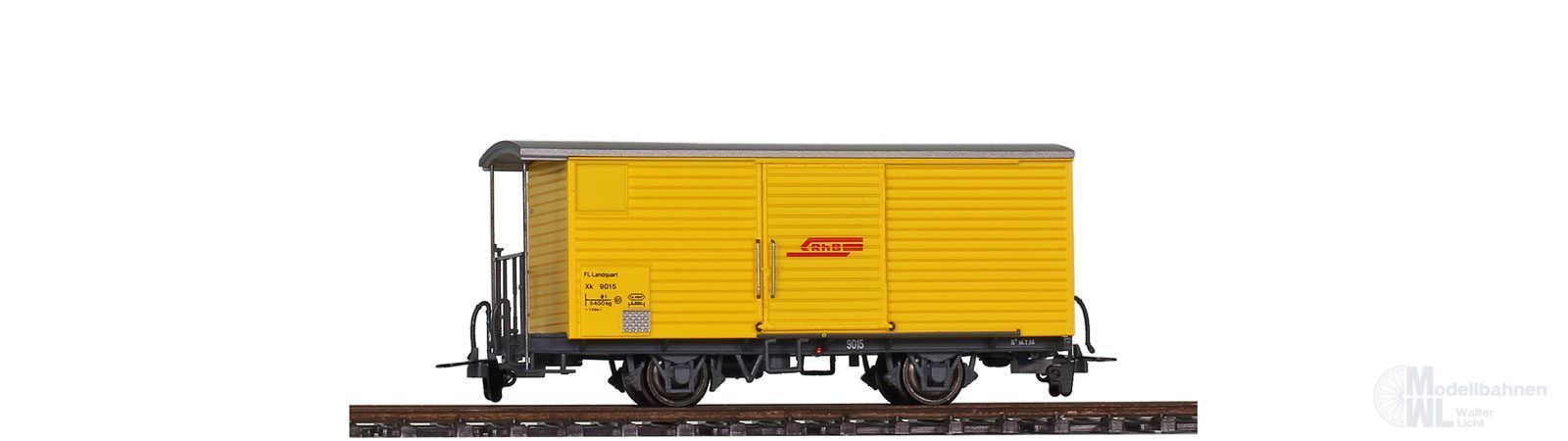 Bemo 2294195 - Bahndienstwagen Xk 9015 FL RhB Landquart Jahreswagen 2024 H0m