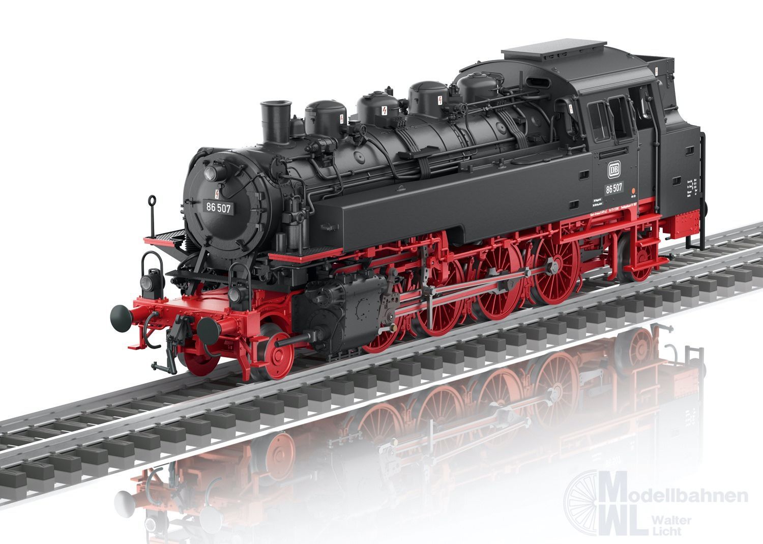 Märklin 37086 - Dampflok BR 86 DB Ep.III H0/WS Sound