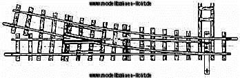 Bemo 4010000 - 12° Weiche rechts, 147 mm, R 515 HOe