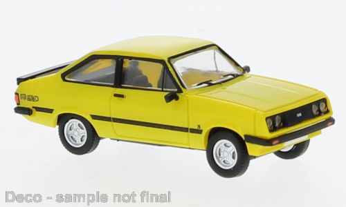 PCX-Models 870721 - Ford Escort MK II R gelb 1977 H0 1:87