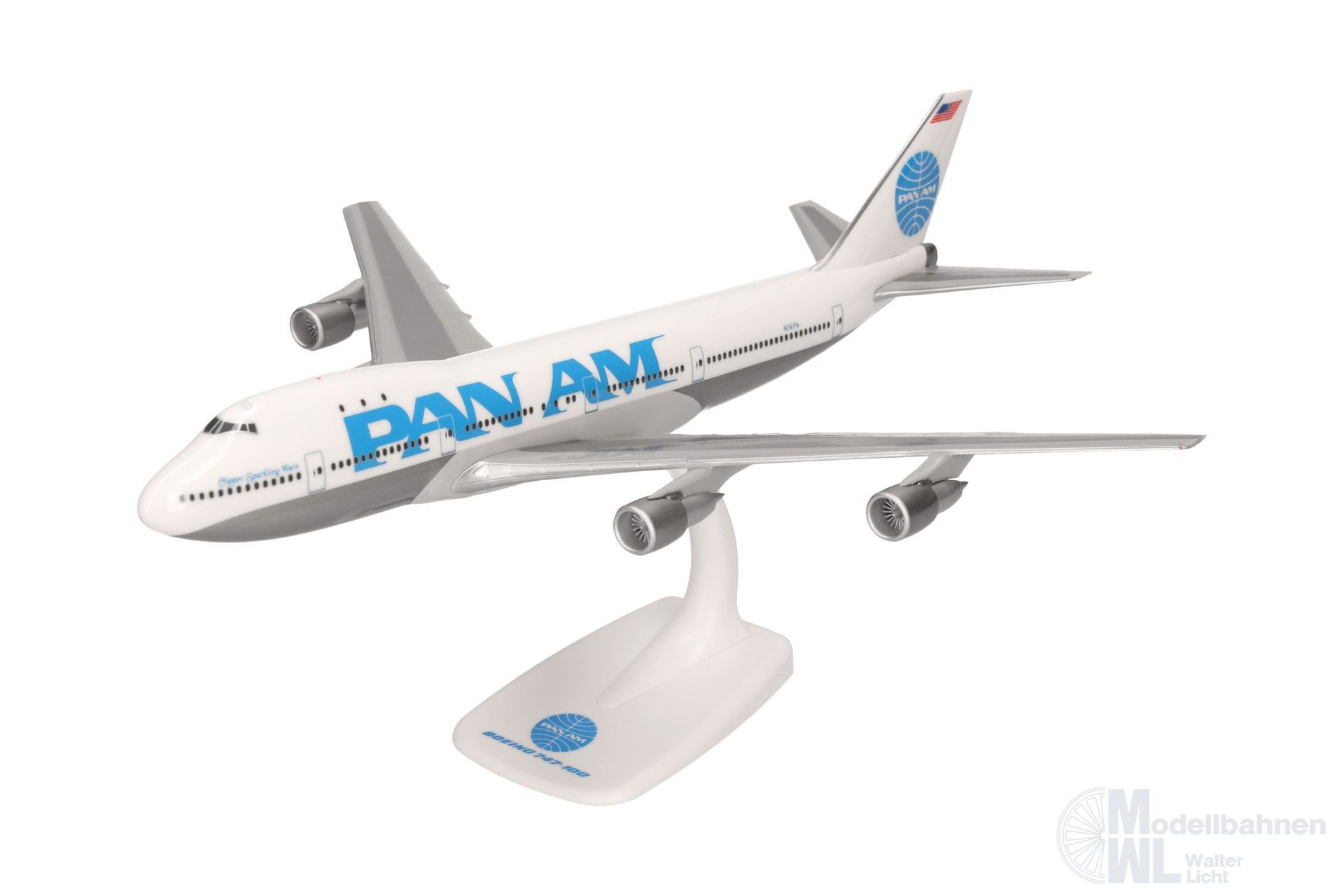 Herpa 614153 - Boeing 747-100 Pan Am 1:250