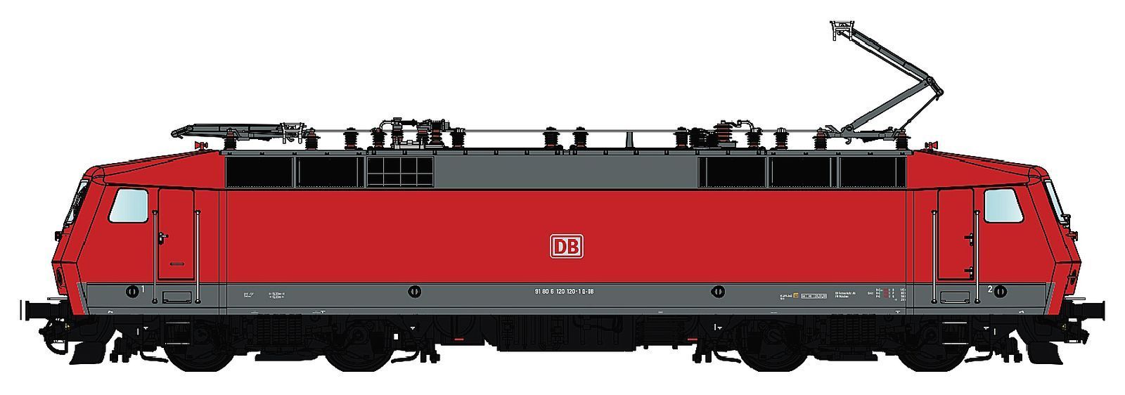 LS Models 16088DCS - E-Lok BR 120.2 DB Regio Ep.VI H0/GL Sound