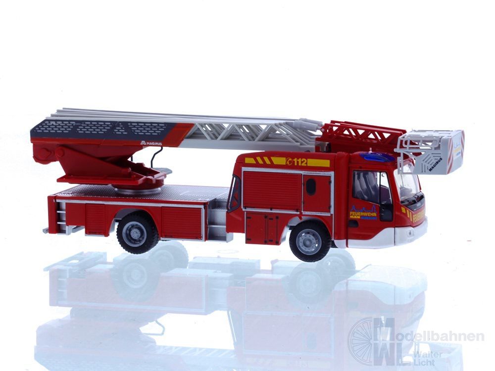 Rietze 71105 - Magirus DLK 32 n.B. FW Neuburg a.d. Donau H0 1:87