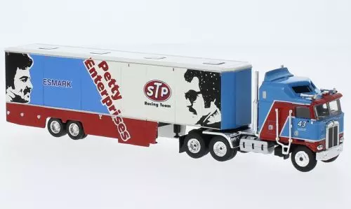 Brekina 85736 - Kenworth K100 Racetruck des Teams von Richard Petty H0 1:87