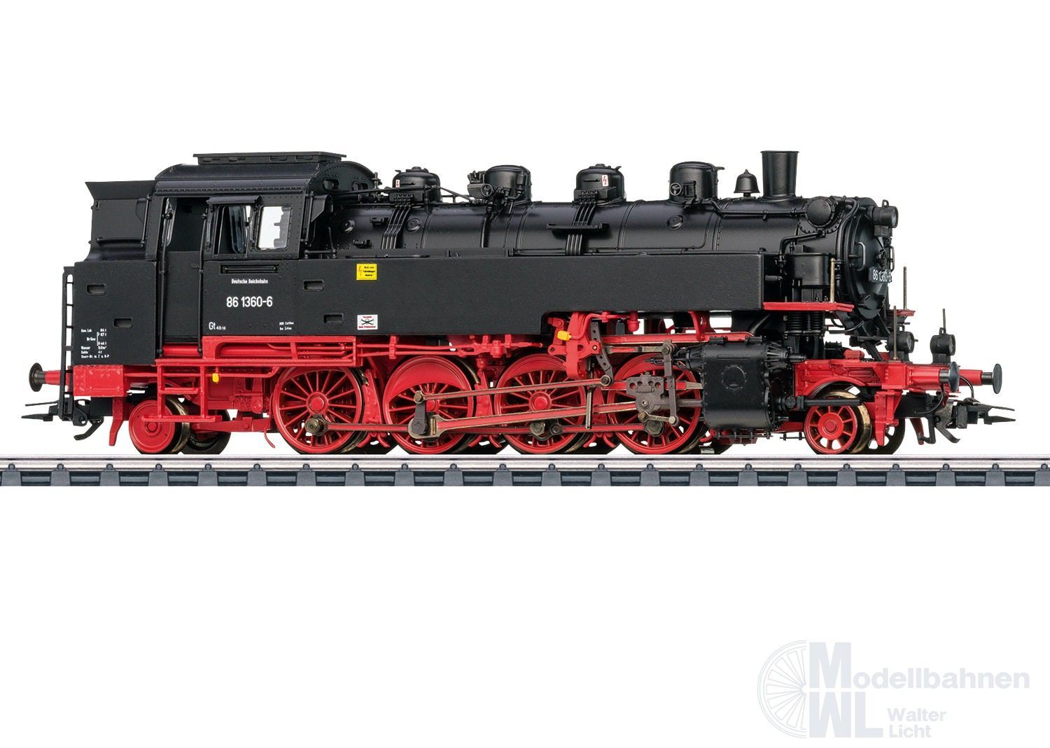 Märklin 37087 - Dampflok BR 86.0-8 DR Ep.IV H0/WS