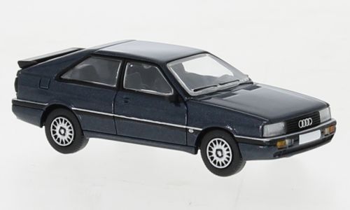 PCX-Models 870270 - Audi Coupe metallic-dunkelblau 1985 H0 1:87