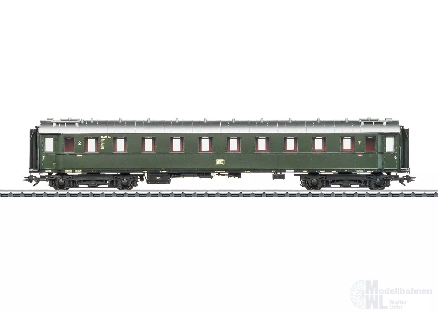 Märklin 42521 - Schnellzugwagen DB Ep.IIIb 2.Kl. B4üwe H0/WS