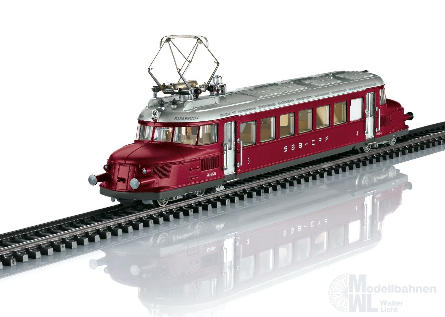 Trix 25860 - Schnelltriebwagen Serie RCe 2/4 SBB Ep.III/VI Roter Pfeil H0/GL Sound