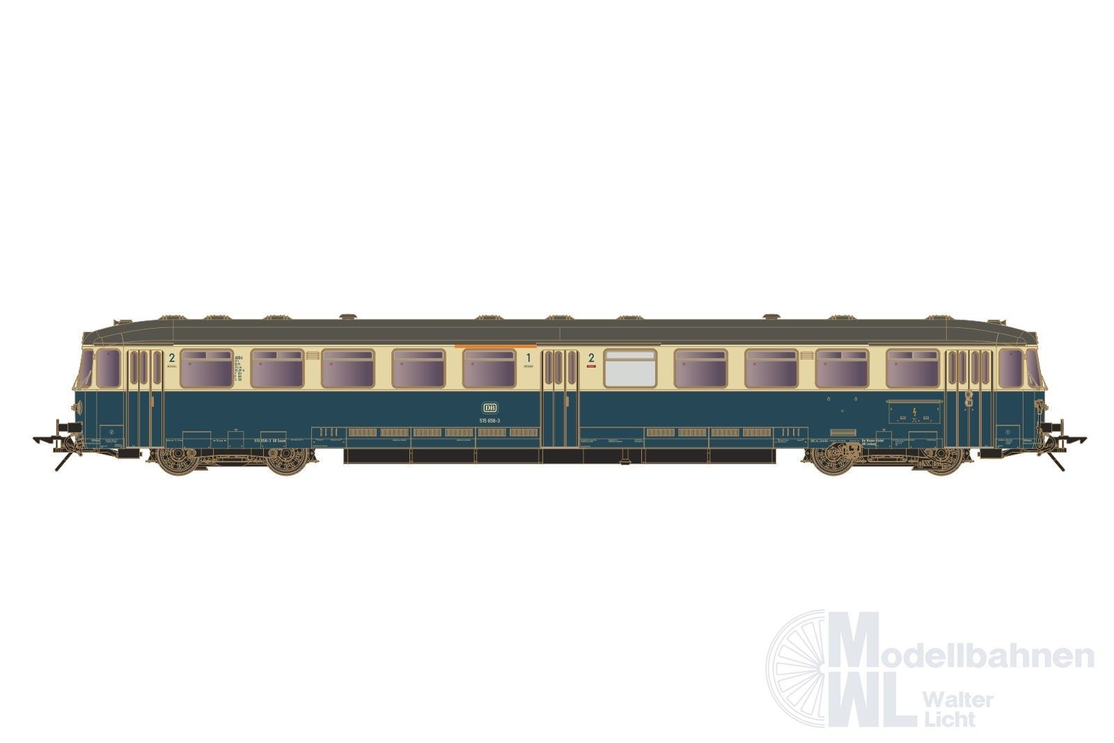 Lenz 40415-04 - Akku-Triebwagen BR 515 DB Ep.IV blau-beige Spur 0