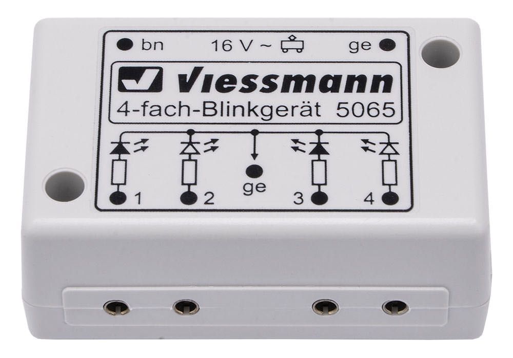 Viessmann 5065 - Vierfach Blinkelektronik für Andreaskreuze H0 1:87