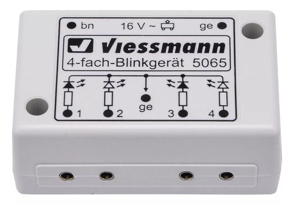 Viessmann 5065 - Vierfach Blinkelektronik für Andreaskreuze H0 1:87