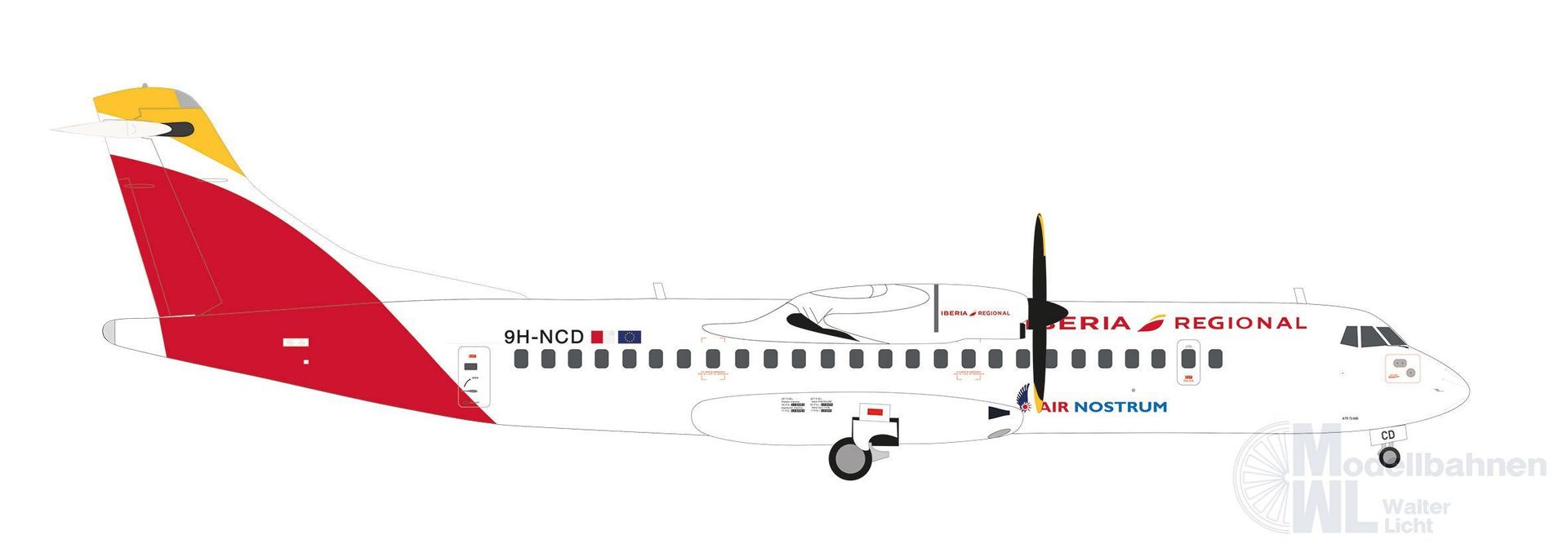 Herpa 573313 - ATR-72-600 Iberia Regional 1:200