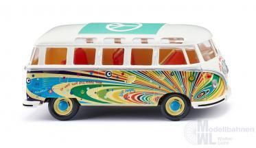 Wiking 076502 - VW T1 Sambabus Flower Power 1:40