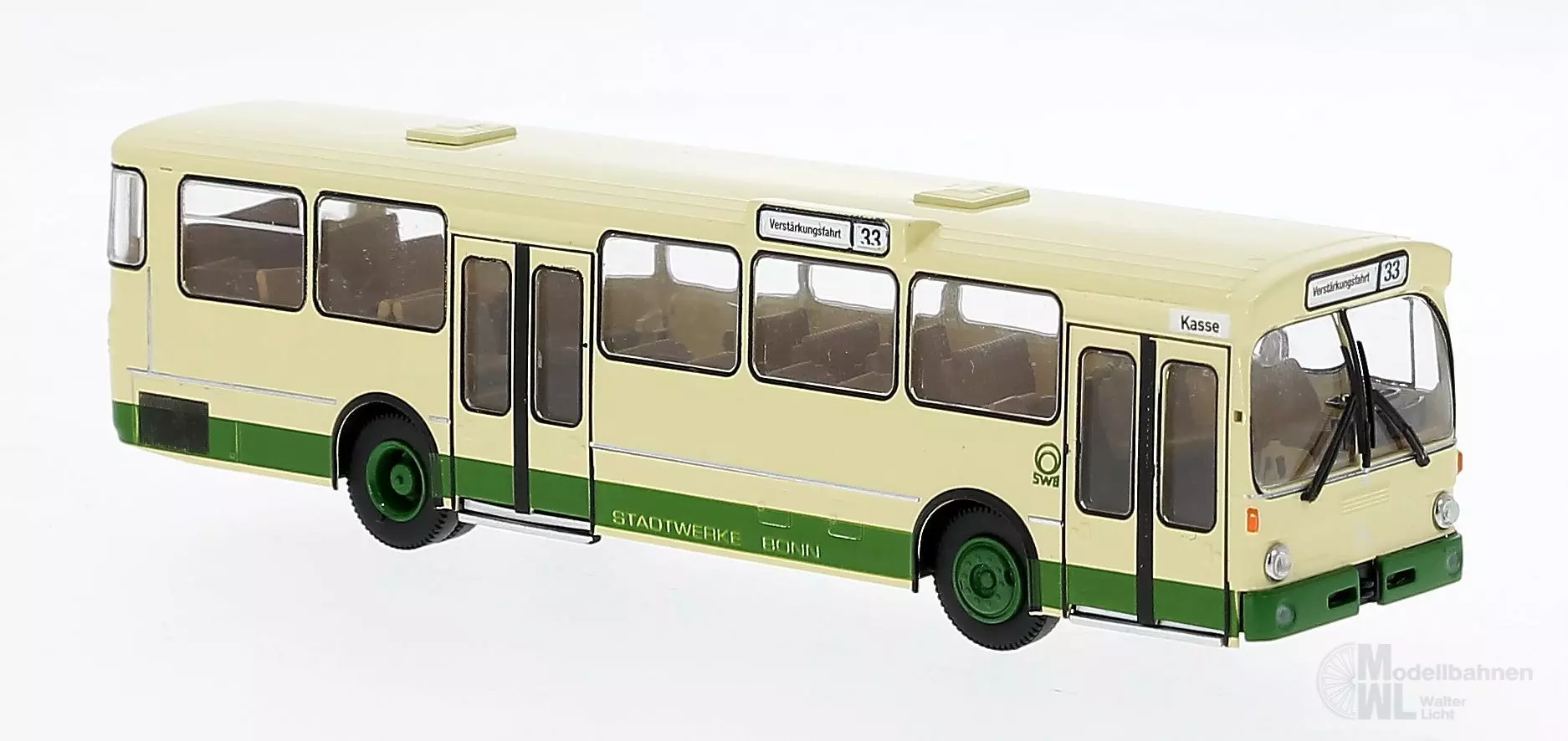 Brekina 50803 - Mercedes-Benz O 305 aus Bonn, klassische Farbgebung H0 1:87