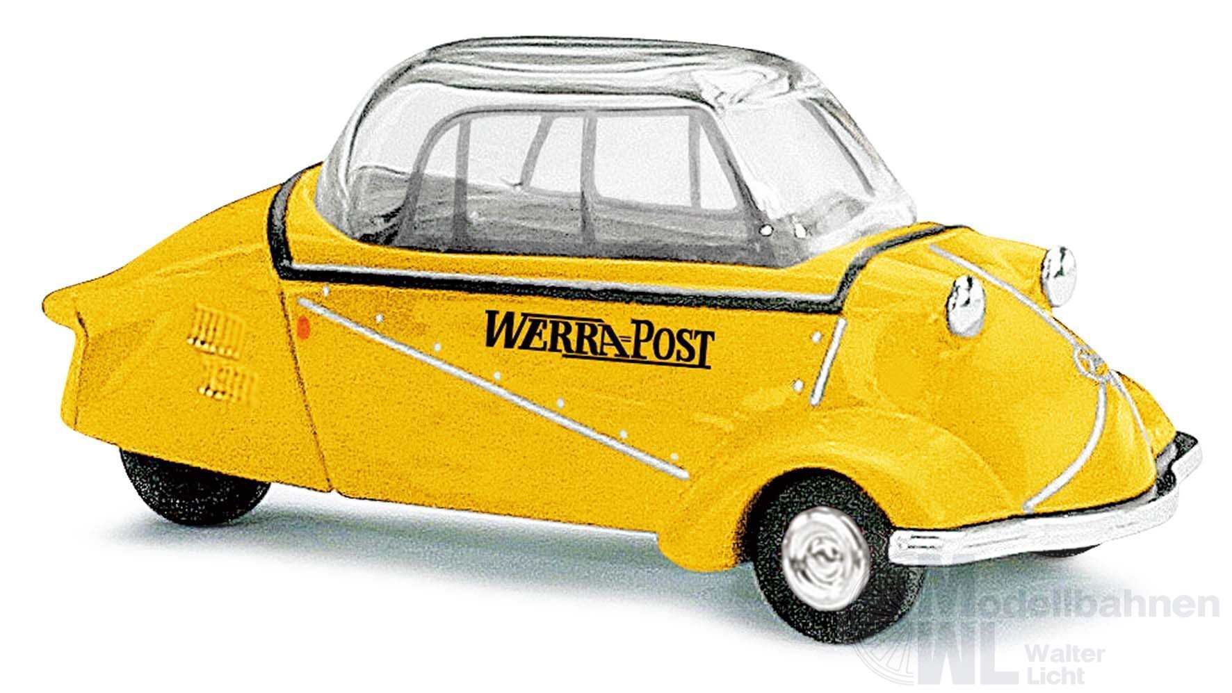 Busch 48820 - Messerschmitt Kabinenroller KR 200 Werra Post H0 1:87