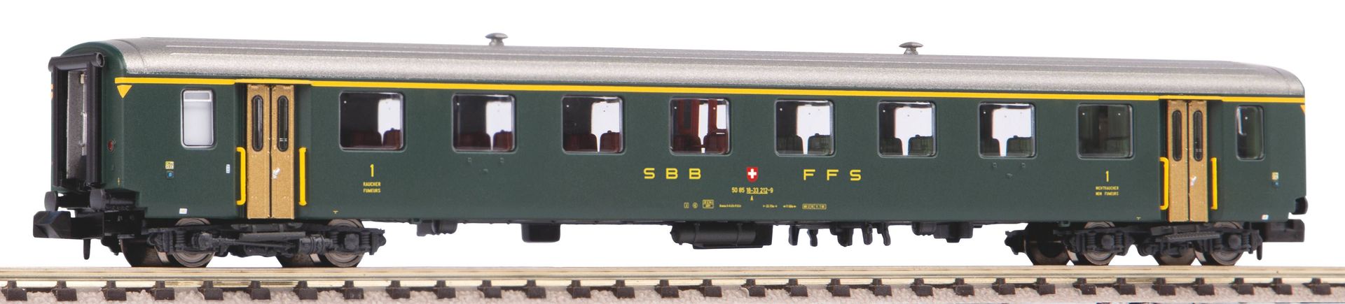 Piko 94380 - Personenwagen SBB Ep.IV EW I 1.Kl. N 1:160