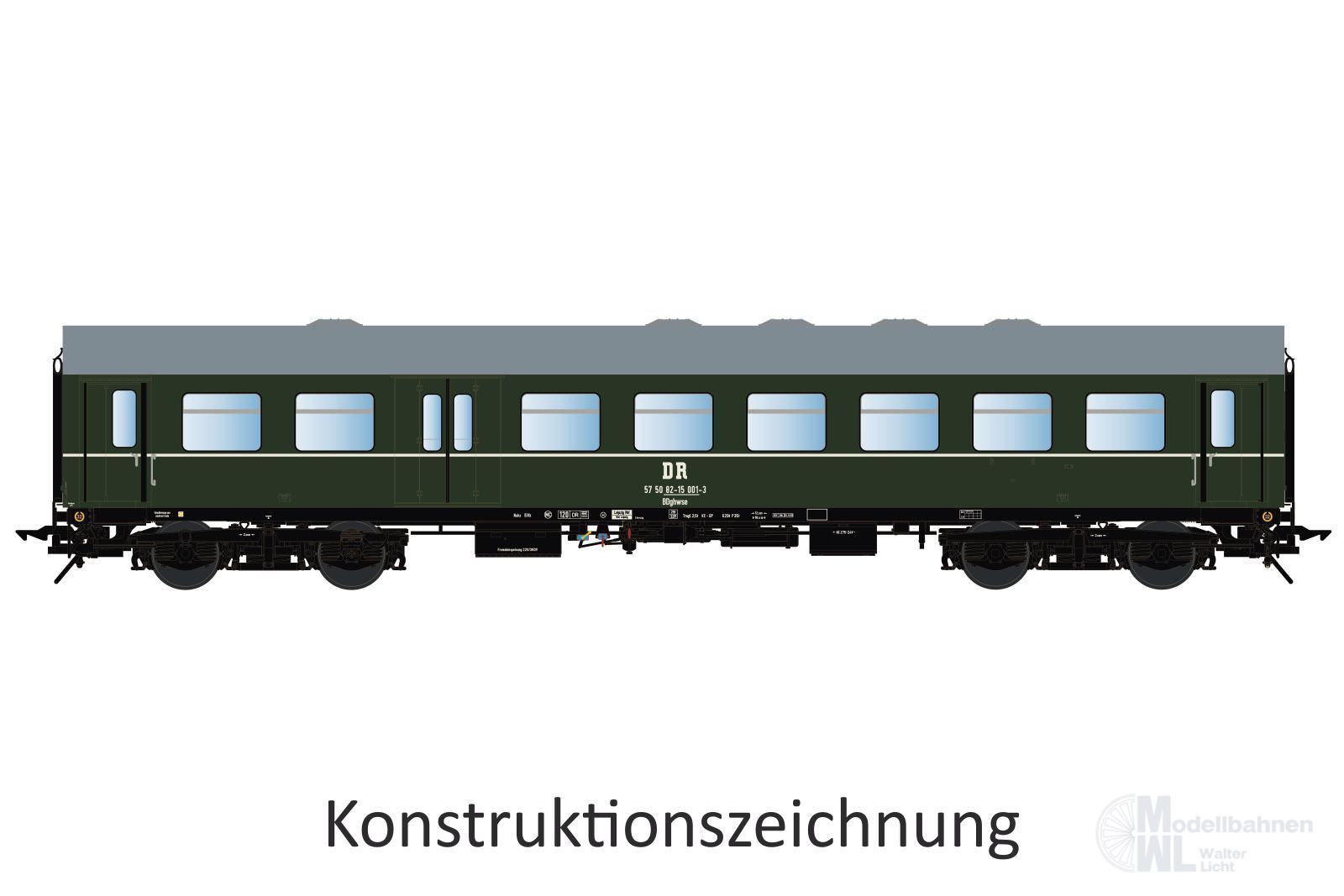 Lenz 41181-01 - Reko-Wagen DR Ep.III/IV BDghwse 2.Kl.Nr. 15001-3 Spur 0