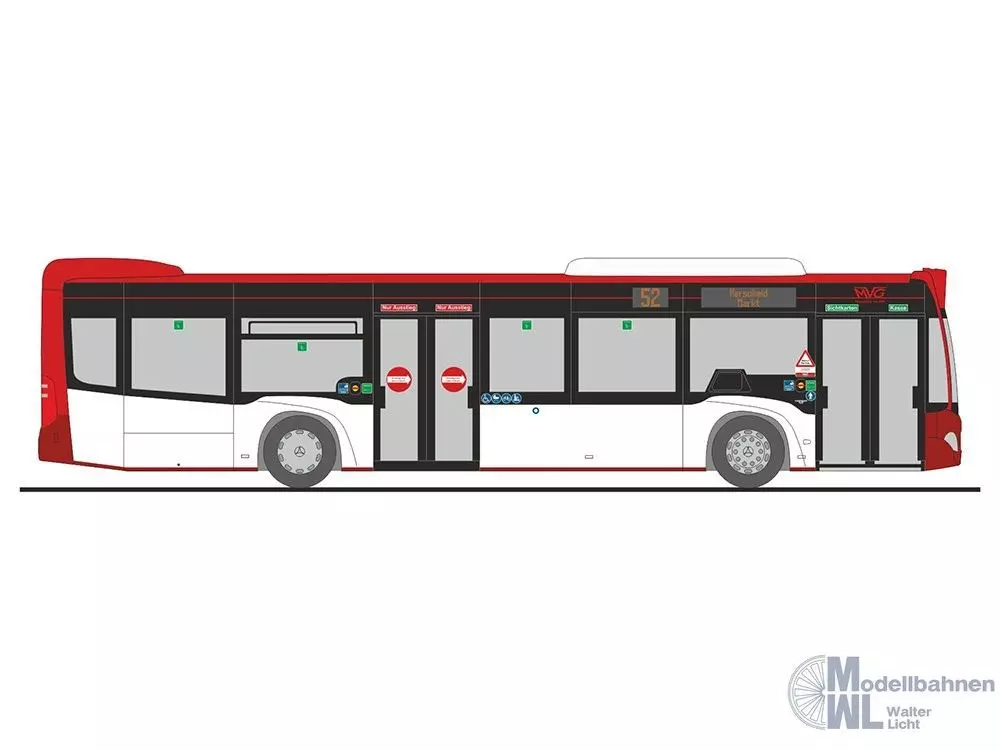 Rietze 73501 - Mercedes-Benz Citaro ´15 MVG Lüdenscheid H0 1:87