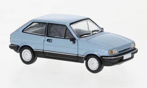 PCX-Models 870279 - Ford Fiesta MK II metallic-hellblau 1985 H0 1:87