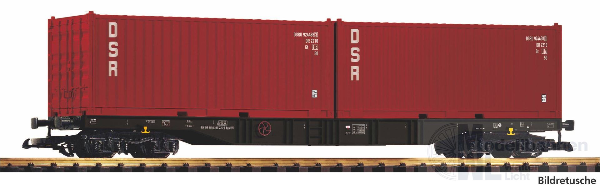 Piko 37755 - Containertragwagen DB Ep.IV DSR Spur G 1:22,5