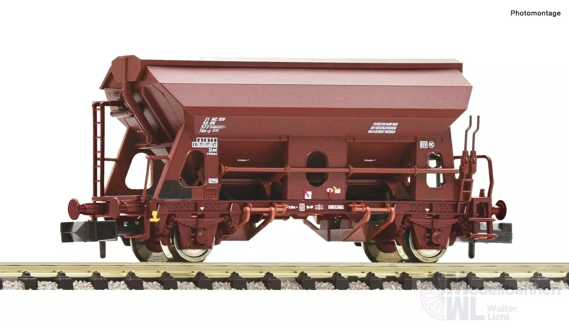 Fleischmann 6660043 - Schwenkdachwagen DR Ep.IV Tds-y N 1:160