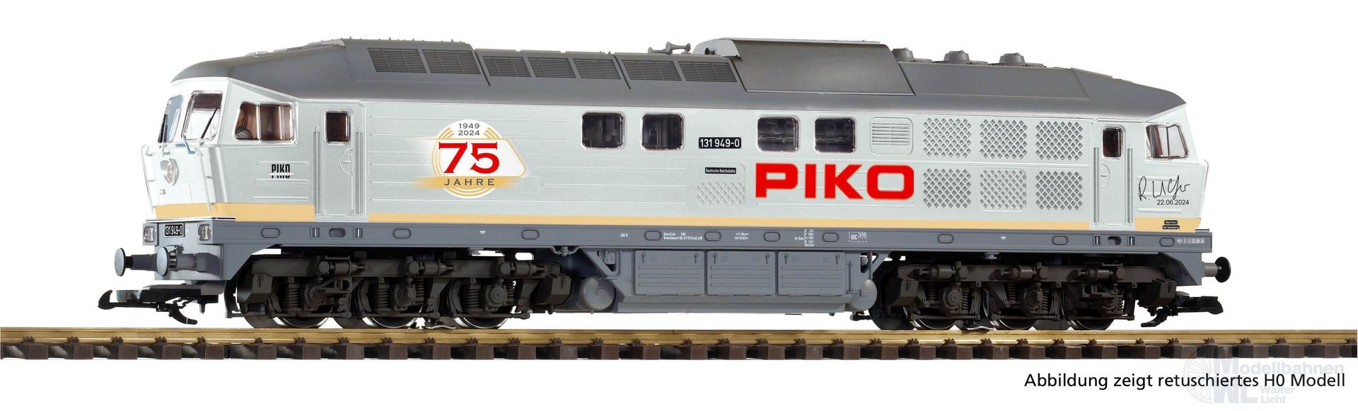Piko 37585 - Diesellok BR 131 75 Jahre PIKO SPUR G 1:22,5