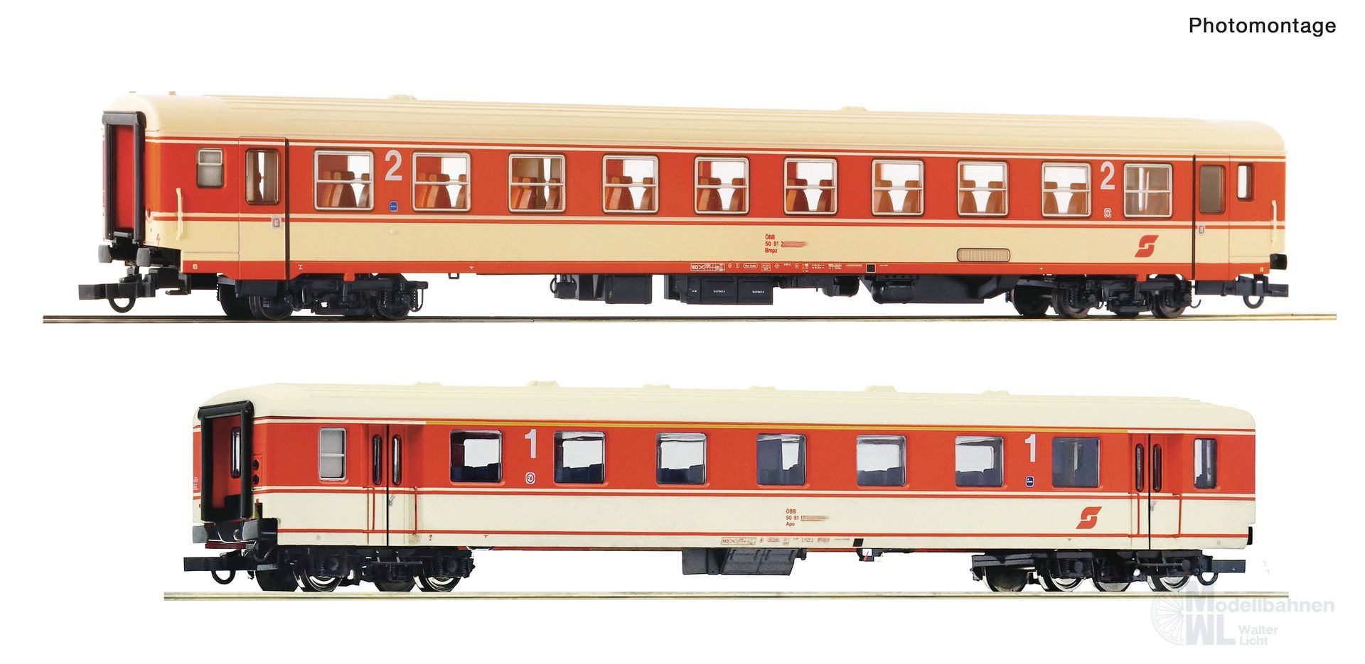 Roco 6200078 - Personenwagen Set ÖBB Ep.IV 2.tlg. Arlberg-Express 2 H0/GL