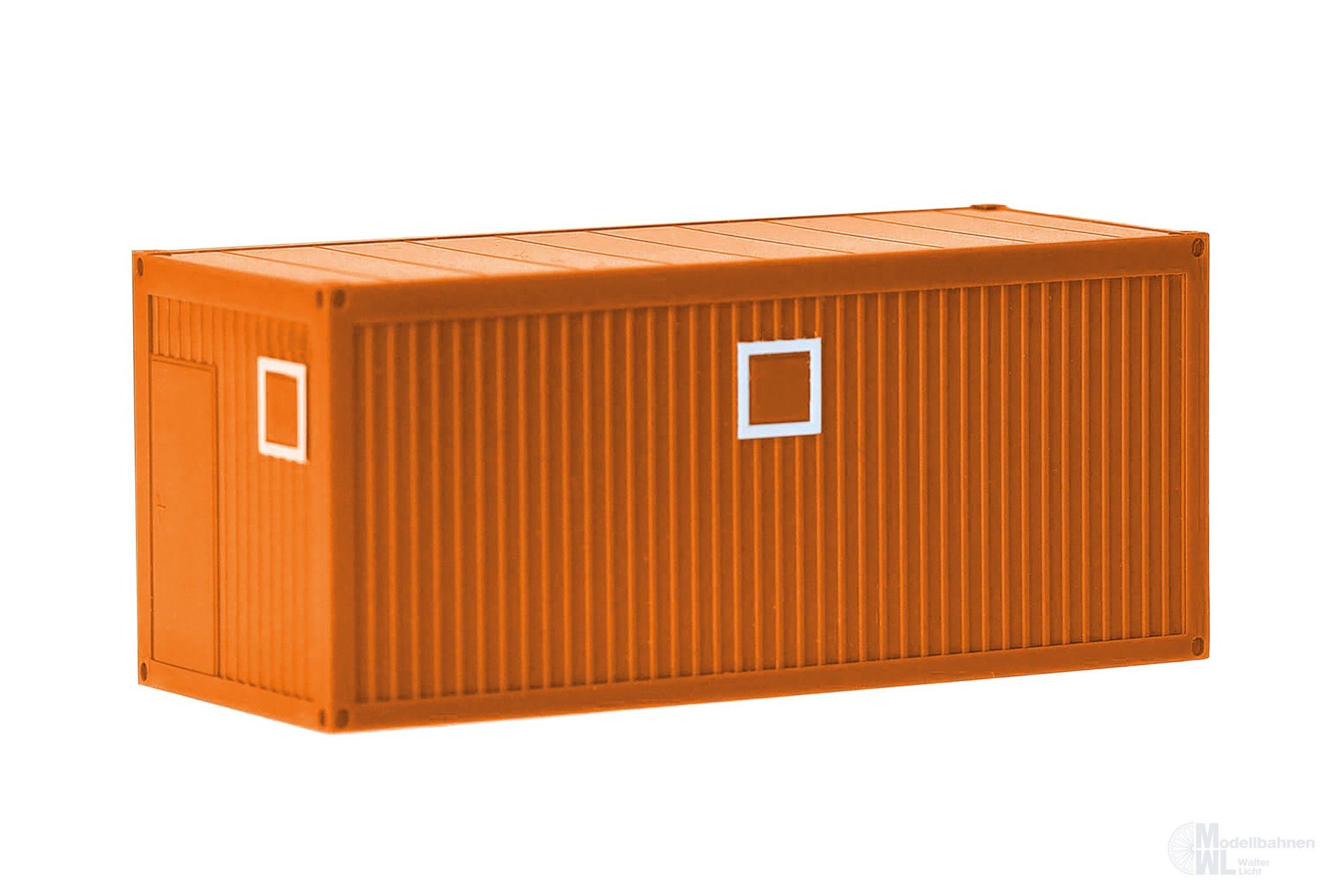 Herpa 053600-004 - 2 Baucontainer kommunalorange H0 1:87