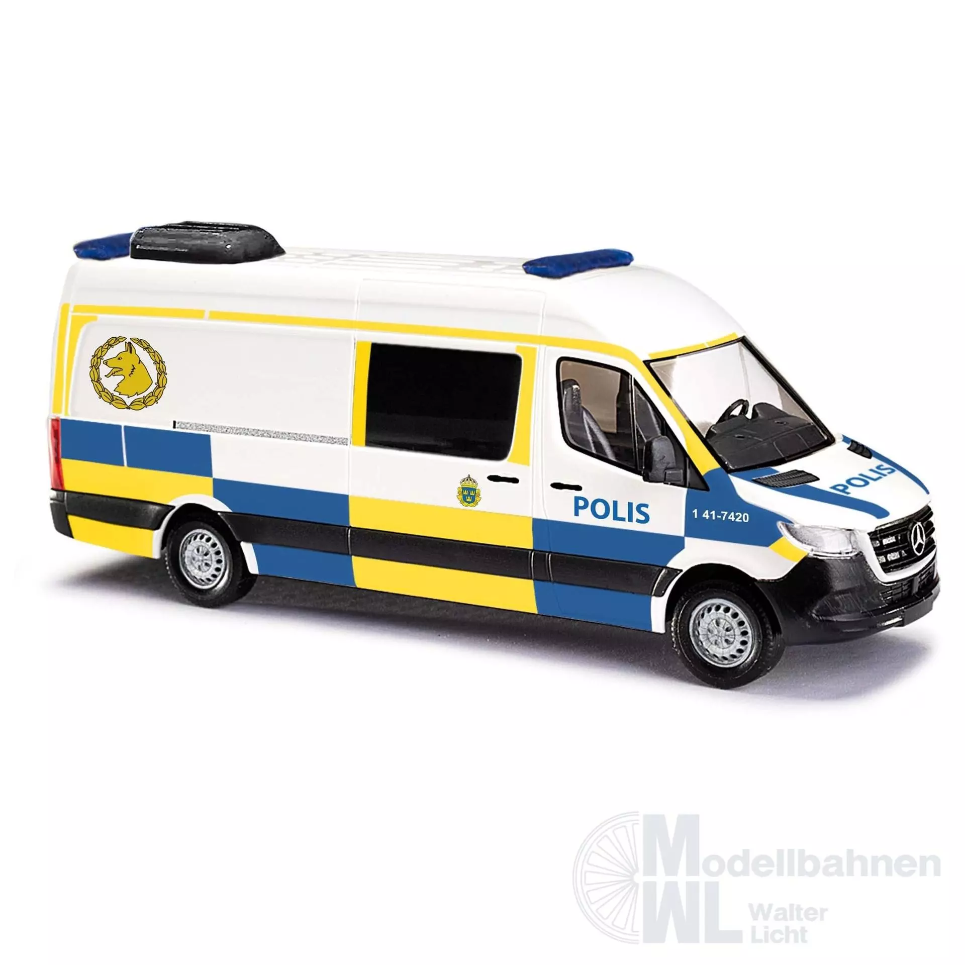 Busch 52630 - Mercedes Sprinter Polis H0 1:87