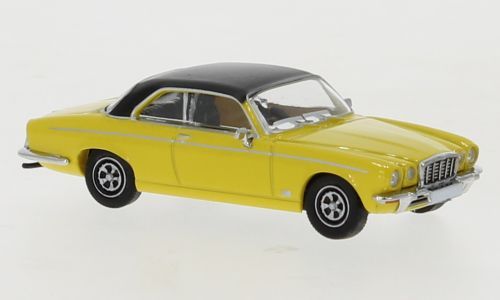 PCX-Models 870167 - Jaguar XJ-C hellgelb/matt-schwarz 1973 H0 1:87