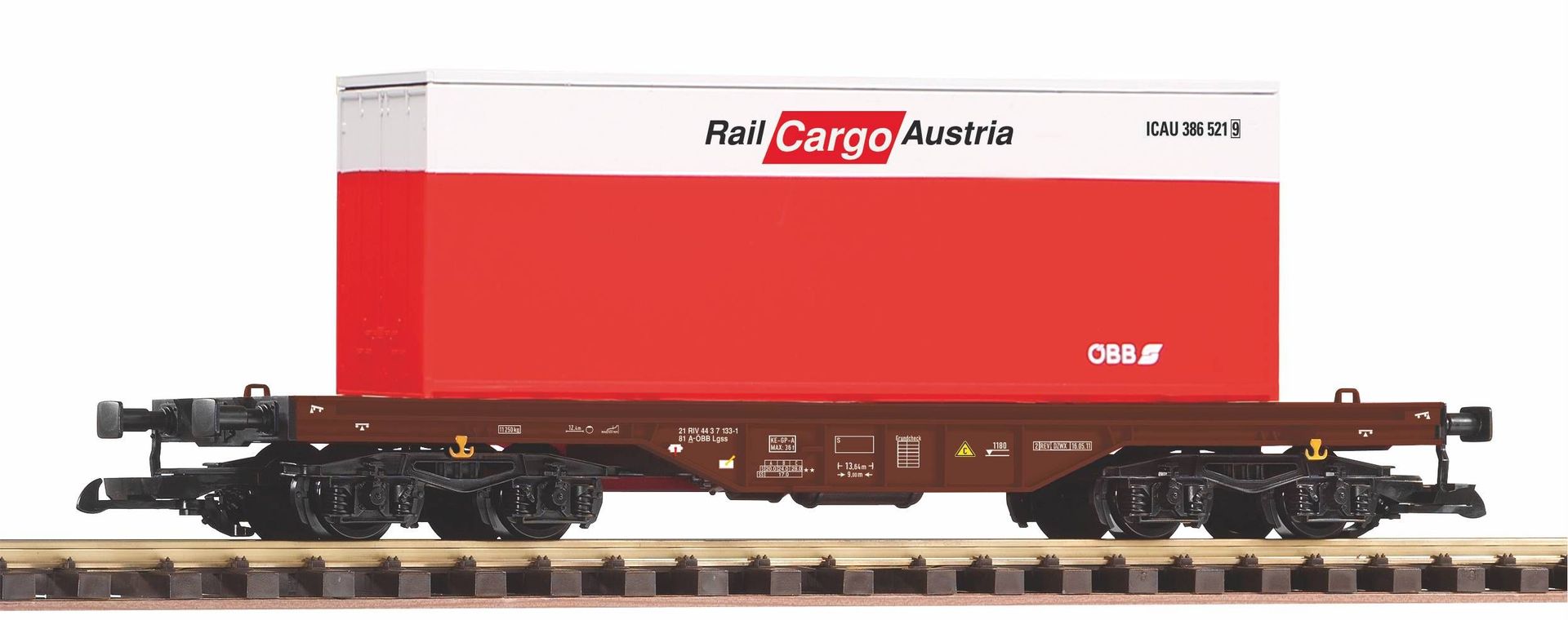 Piko 37011 - Flachwagen ÖBB Ep.V mit 1 Container SPUR G 1:22,5