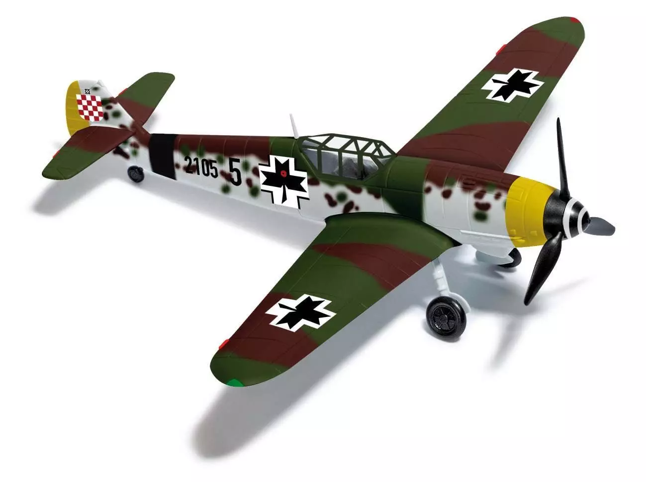 Busch 25019 - Flugzeug Messerschmitt Bf 109 G Kroatien H0 1:87