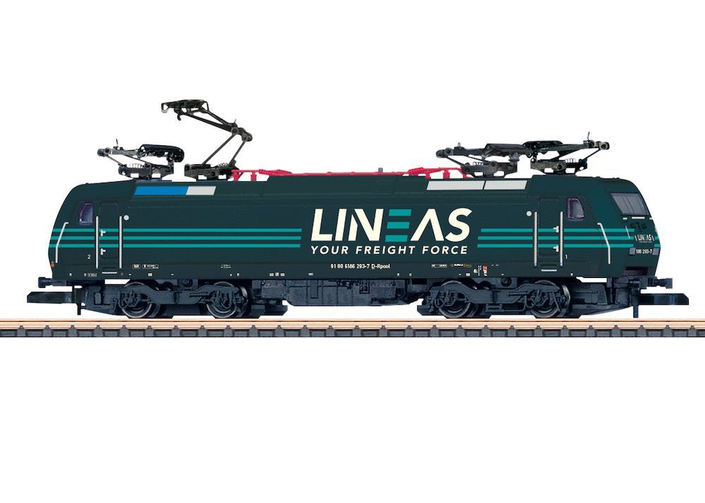 Märklin 88487 - E-Lok BR 186 Lineas Ep.VI Z 1:220