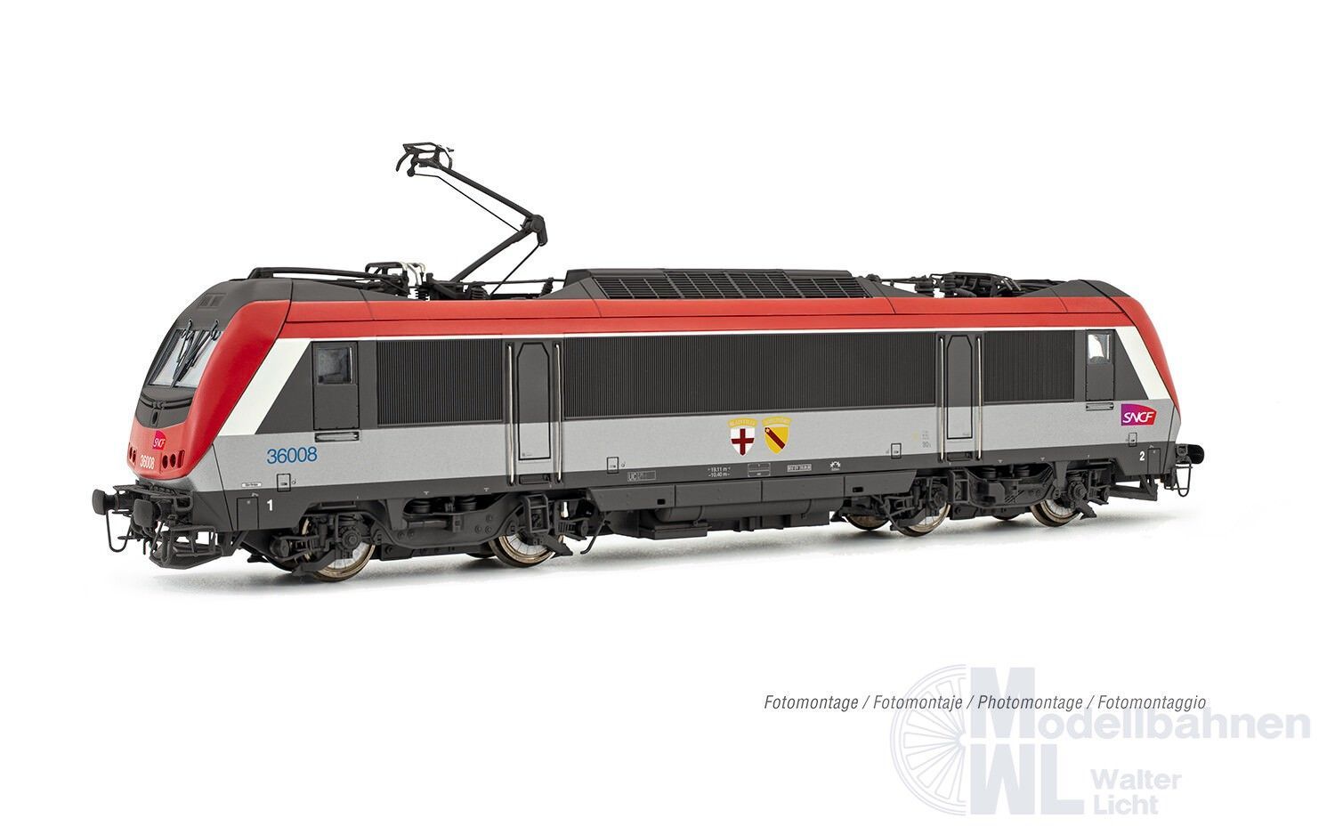 Jouef 2459S - E-Lok BB 36008 SNCF Ep.VI Blainville/Damelevieres H0/GL Sound