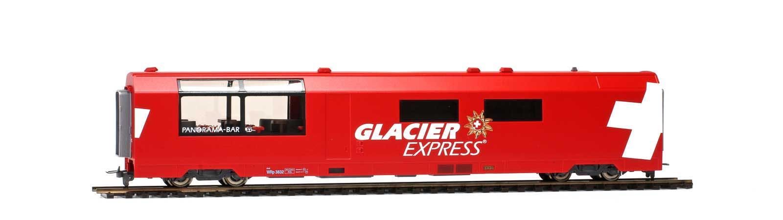 Bemo 3689132 - Servicewagen RhB WRp 3832 Glacier-Express H0/GL