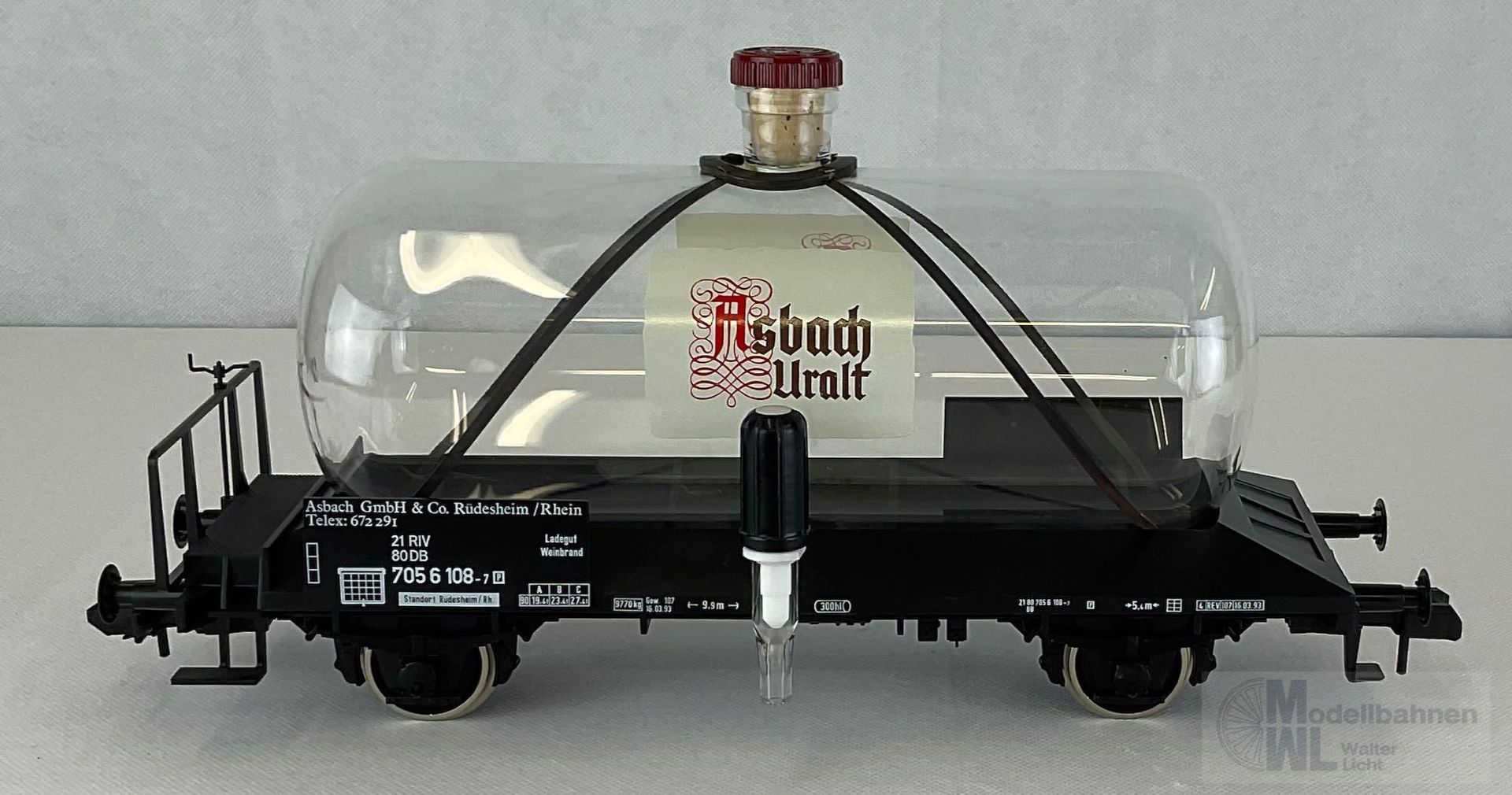 GEBRAUCHTWARE 5436 - MÄRKLIN - Glaskesselwagen DB Ep.IV Asbach Uralt Spur 1