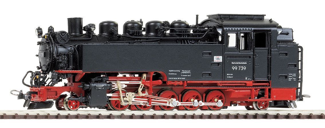 Bemo 1008893 - Dampflokfertigmodell BR 99 735 DR Ep. III H0e