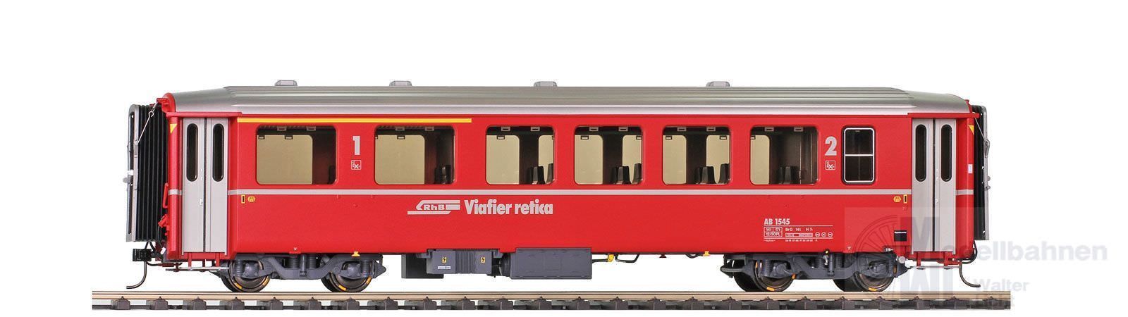 Bemo 9556145 - Einheitswagen I RhB AB 1545 refit rot mit Logo 0m