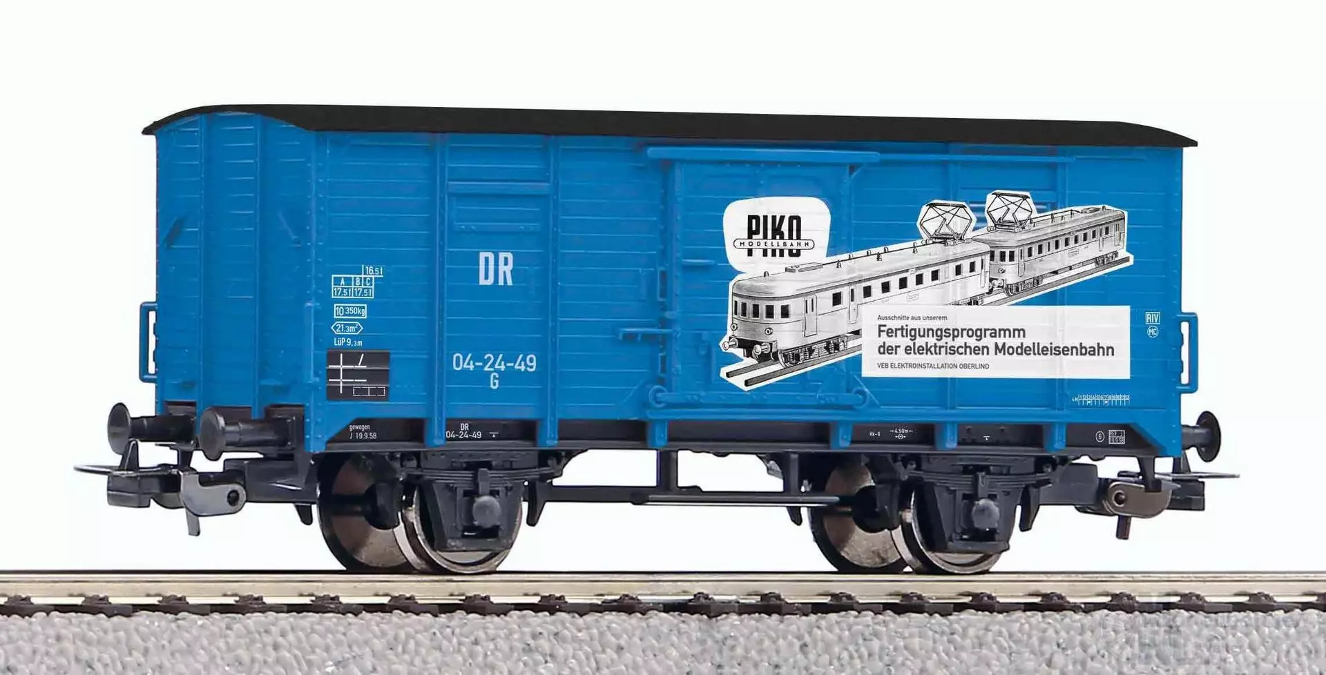 Piko 24502 - Güterwagen ged. DR Ep.III VEB Piko H0/GL