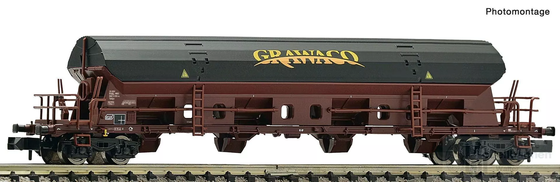 Fleischmann 6660101 - Schwenkdachwagen GRAWACO Ep.VI N 1:160