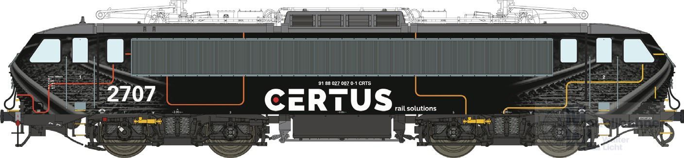 LS Models 12057DCS - E-Lok HLE 27 CERTUS Ep.VI 2707 H0/GL Sound