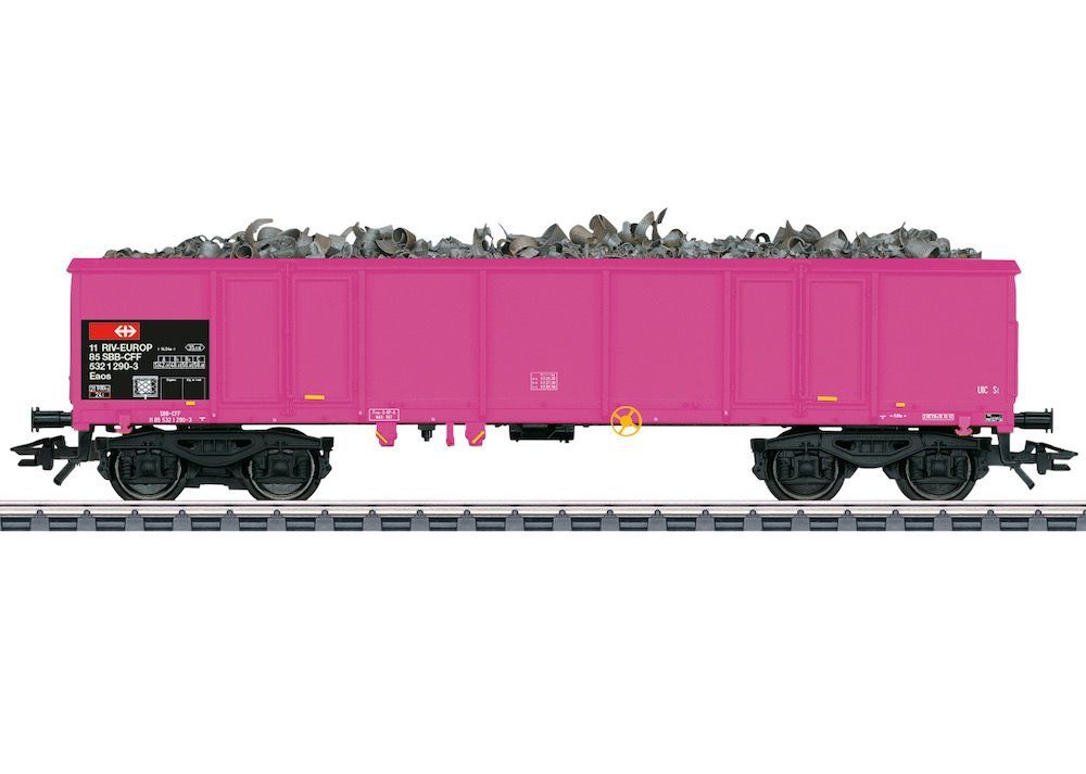 Märklin 46918 - Güterwagen offen SBB Ep.IV Eaos pink H0/WS