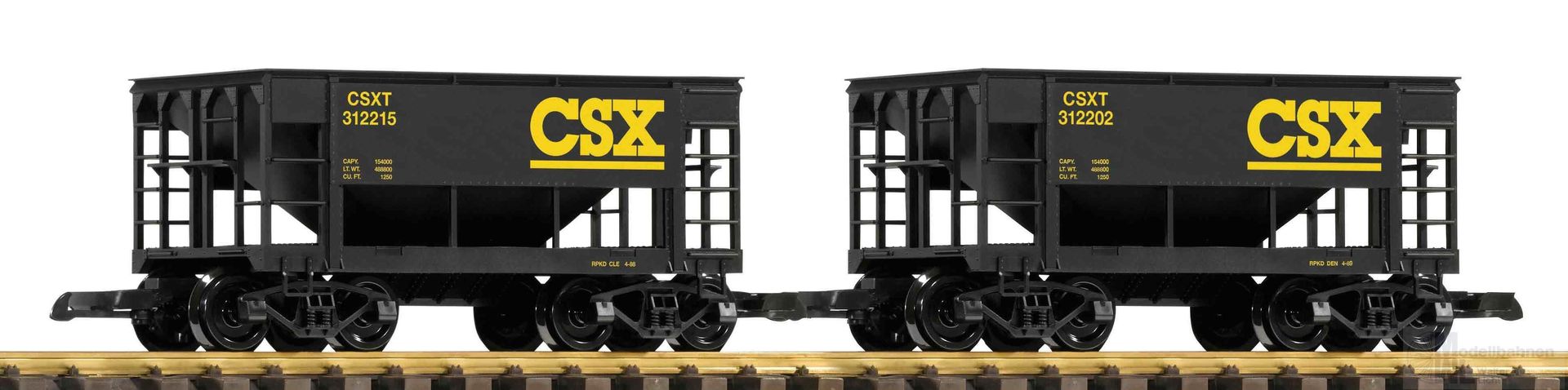 Piko 38953 - Schüttgutwagen Set CSX 2.tlg. SPUR G 1:22,5