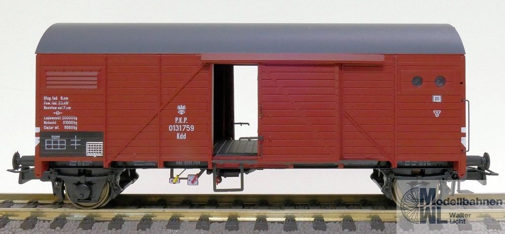 Exact Train 23710 - Güterwagen gedeckt PKP Ep.III Bremen Kdd H0/GL