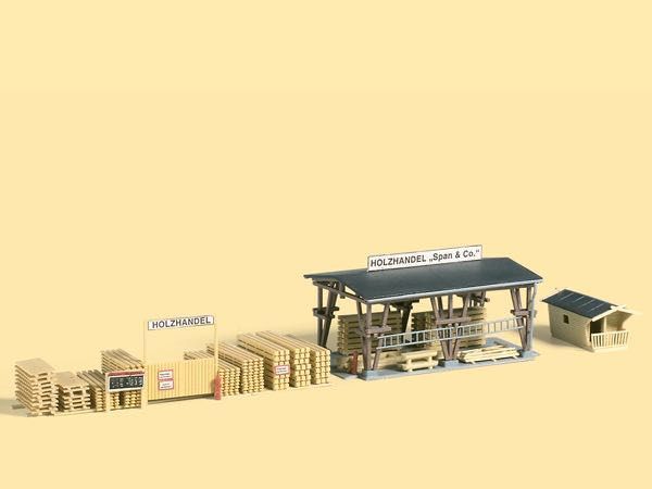 Auhagen 11353 - Holzhandel Span & Co. H0 1:87