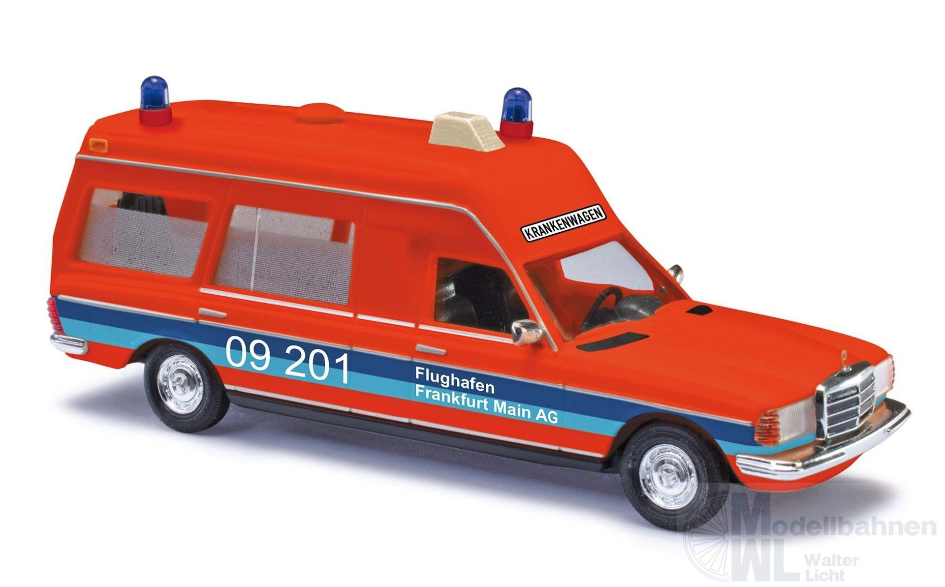 Busch 52223 - Mercedes VF 123 Miesen Feuerwehr Fraport Frankfurt H0 1:87