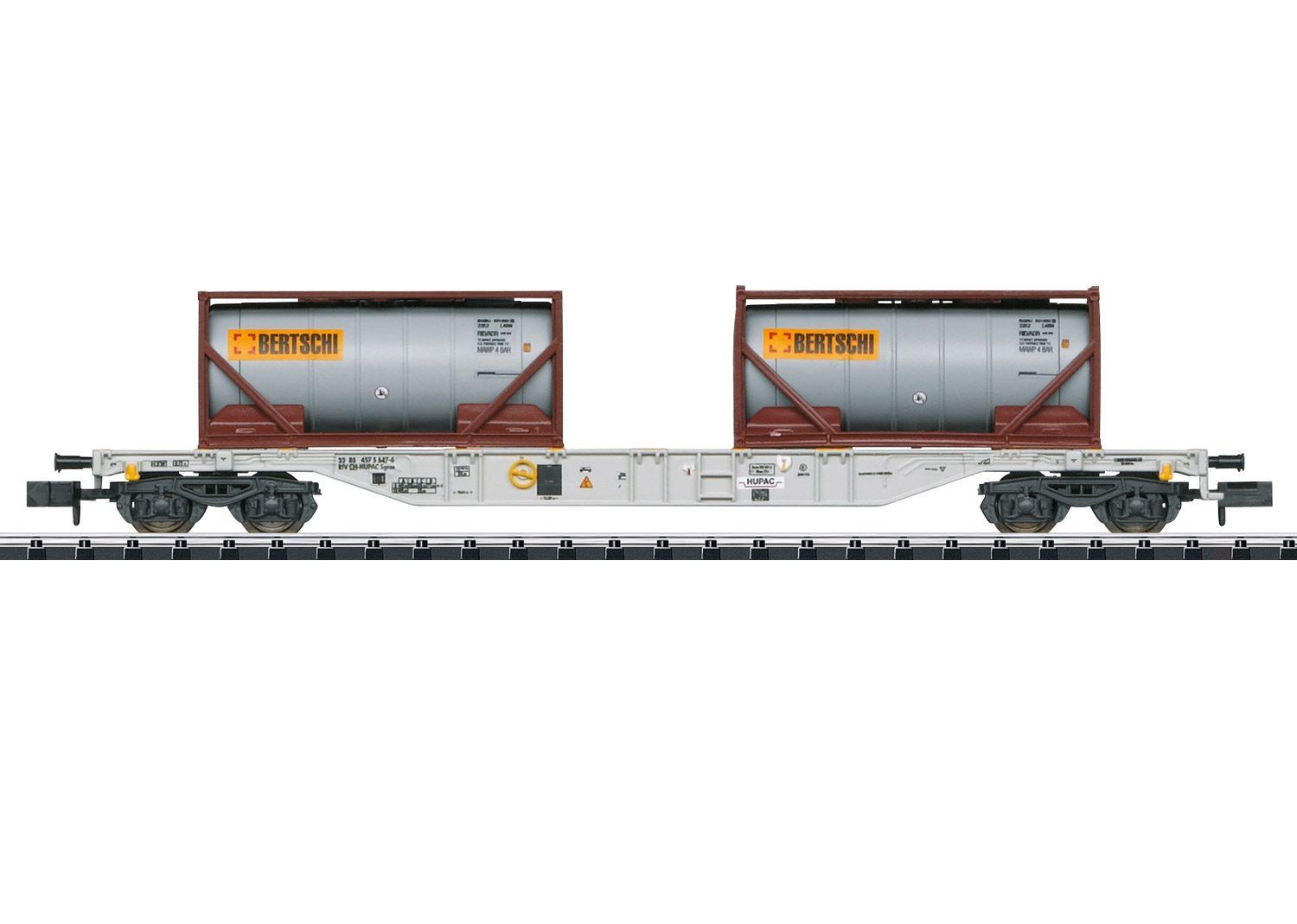 Trix 18490 - Containertragwagen HUPAC Ep.VI N 1:160