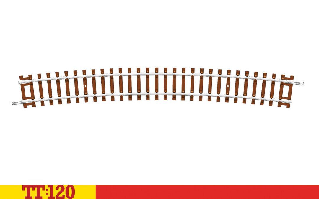 HORNBY TT TT8007 - Gleis gebogen Radius 6 / Curve - 6th Radius TT 1:120