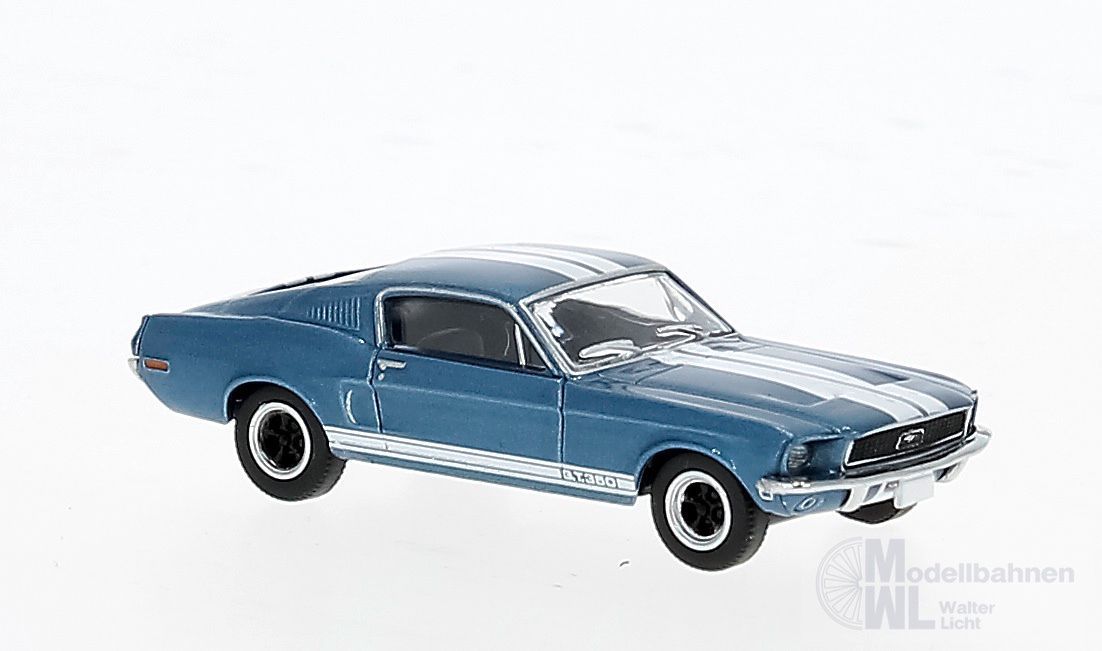 Brekina 19608 - Ford Mustang Shelby GT 350 blau H0 1:87